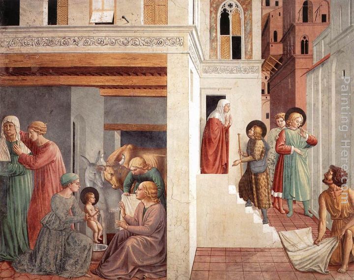 Scenes from the Life of St Francis (Scene 1, north wall) painting - Benozzo di Lese di Sandro Gozzoli Scenes from the Life of St Francis (Scene 1, north wall) art painting